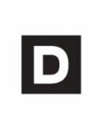 D logo