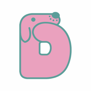 D logo