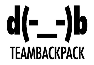 D(-_-)B TEAMBACKPACK logo
