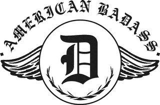 D AMERICAN BADASS logo