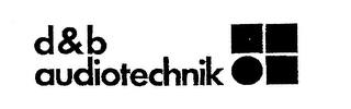 D & B AUDIOTECHNIK logo