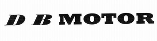 D B MOTOR logo