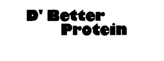 D' BETTER PROTEIN logo