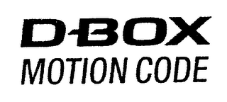 D-BOX MOTION CODE logo