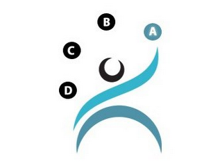 D C B A logo