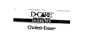 D-CARE FOR PEOPLE WITH DIABETES NDC 59088-764-59 CHOLEST-ERASE logo