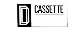 D CASSETTE logo
