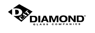 D CAT DIAMOND GLASS COMPANIES logo