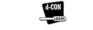 D-CON LX 3-2-1 logo