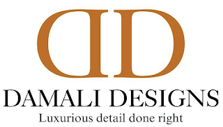 D D DAMALI DESIGNS LUXURIOUS DETAIL DONE RIGHT logo