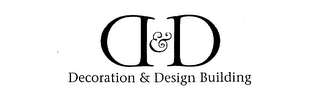 D & D DECORATION & DESIGN BUILDING logo
