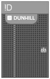 !D D DUNHILL logo