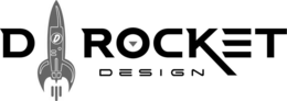 D D ROCKET DESIGN logo