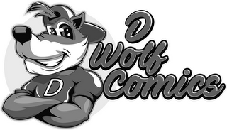 D D WOLF COMICS logo