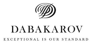 D DABAKAROV EXCEPTIONAL IS OUR STANDARD logo