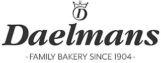 D DAELMANS - FAMILY BAKERY SINCE 1904 - logo