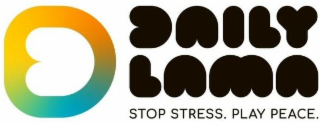 D DAILY LAMA STOP STRESS. PLAY PEACE. logo