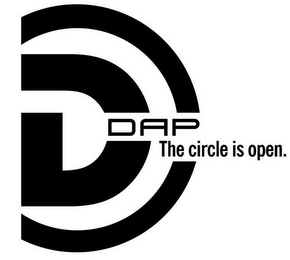D DAP THE CIRCLE IS OPEN. logo