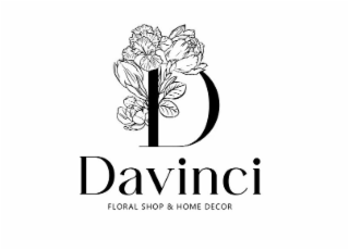 D DAVINCI FLORAL SHOP & HOME DECOR logo