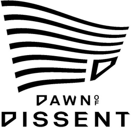 D DAWN OF DISSENT logo