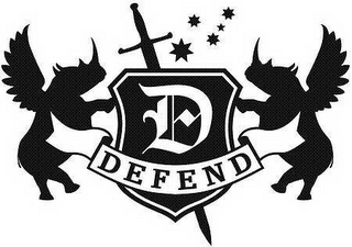 D DEFEND logo