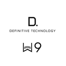 D. DEFINITIVE TECHNOLOGY W9 logo