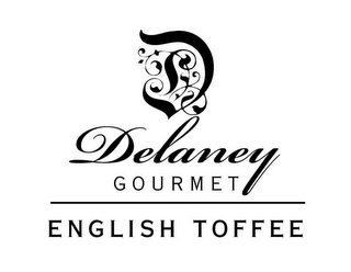 D DELANEY GOURMET ENGLISH TOFFEE logo