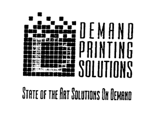 D DEMAND PRINTING SOLUTIONS logo