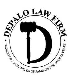 D DEPALO LAW FIRM · DEDICATED TO THE NEEDS OF FAMILIES FOR OVER 25 YEARS · logo