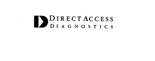 D DIRECT ACCESS DIAGNOSTICS logo