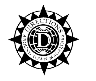D DIRECTIONS AROUND TOWN MAGAZINES logo