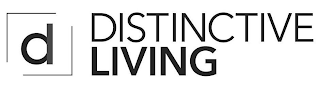 D DISTINCTIVE LIVING logo