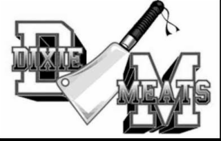 D DIXIE M MEATS logo