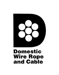 D DOMESTIC WIRE ROPE AND CABLE logo