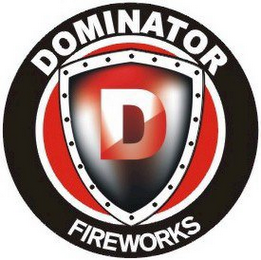D DOMINATOR FIREWORKS logo