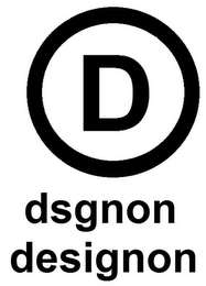 D DSGNON DESIGNON logo