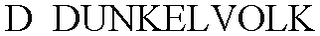 D  DUNKELVOLK logo