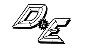 D & E logo