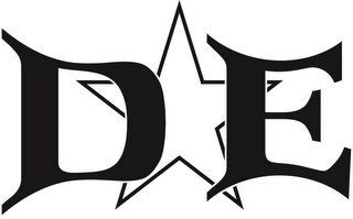 D E logo