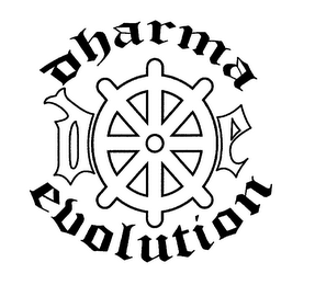 D E DHARMA EVOLUTION logo