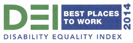 D E I BEST PLACES TO WORK 2014 DEI DISABILITY EQUALITY INDEX logo