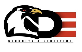 D E SECURITY & LOGISTICS logo