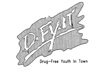D-FY-IT DRUG-FREE YOUTH IN TOWN logo