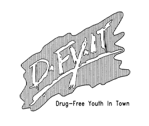 D-FY-IT DRUG-FREE YOUTH IN TOWN logo