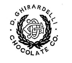 D GHIRARDELLI CHOCOLATE CO. logo