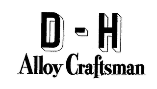 D-H ALLOY CRAFTSMAN logo