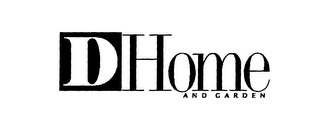 D HOME AND GARDEN logo