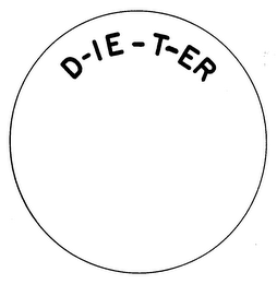 D-IE-T-ER logo