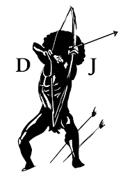 D J logo