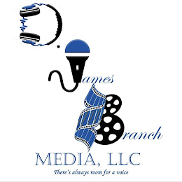 D. JAMES BRANCH MEDIA, LLC THERE'S ALWAYS ROOM FOR A VOICE logo